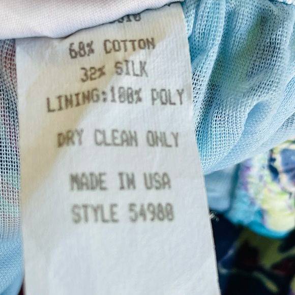 F.L Malik Skirt Long Beaded Hem Silk Blend Skirt - Picture 6 of 8